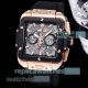 Copy Hublot Square Bang Unico Chronographl 42 mm Watches Rose Gold Blue Bezel (2)_th.jpg